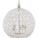 Florence 5 Light 24.88 inch Brushed Champagne Bronze Pendant Ceiling Light